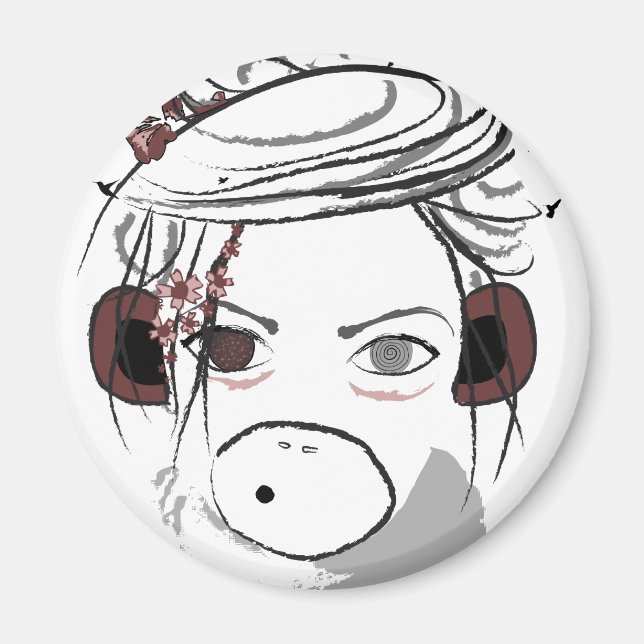 Imán mono. (Frente)