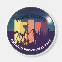 Imán Mono Cliffs Ontario Provincial Park Magnet
