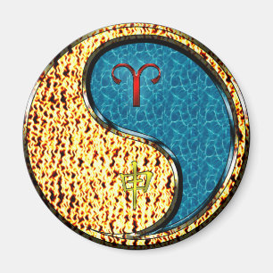 Imán Mono de Aries y Agua