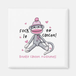 Imán Mono De Concienciación Sobre El Cáncer De Mama Lo