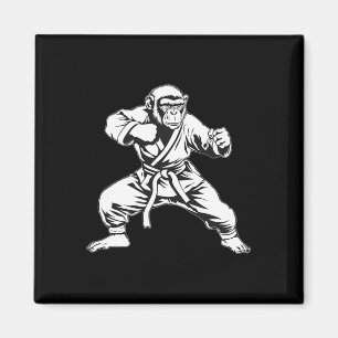 Imán Mono de Karate Taekwondo Kickboxing Mma Judo Mono