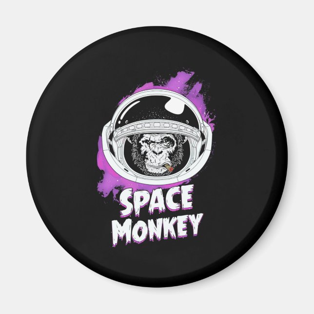Imán Mono del espacio del mono (Frente)