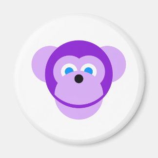Imán mono morado
