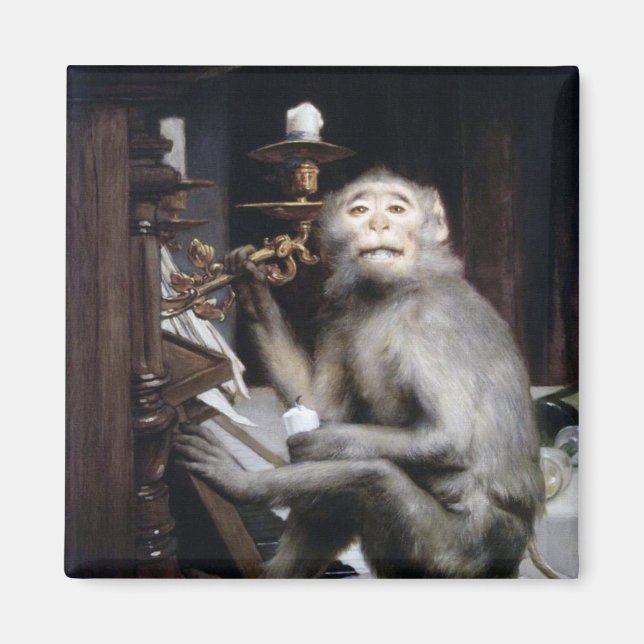 Imán Mono sonriente (Frente)