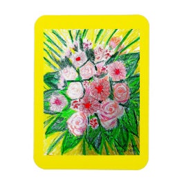 Imán Monocromático, Rosas, Dianthus caryophyllus,  Gerb