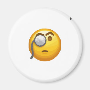Imán monóculo de emoji