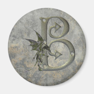 Imán Monograma B del Gargoyle