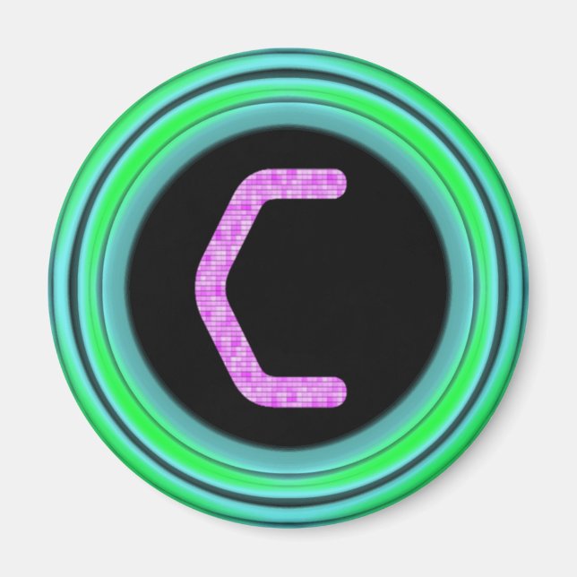 Imán Monograma "C" (Frente)