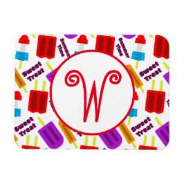 Imán Monograma de barra de jugo congelado en verano