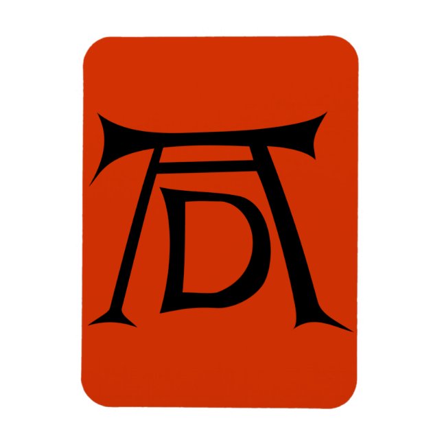 Imán Monograma de firma Albrecht Durer (Vertical)