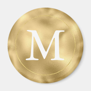 Imán Monograma de Glam Gold