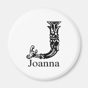 Imán Monograma de lujo: Juana