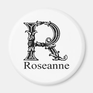 Imán Monograma de lujo: Roseanne