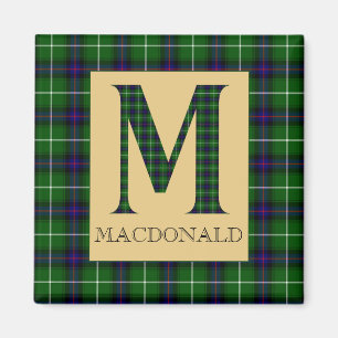 Imán Monograma de MacDonald Tartan M