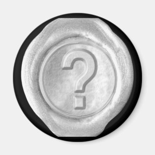 Imán monograma de sellado de cera - Plata - Estilo