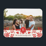 Imán Monograma fotográfico de vacaciones de arte popula<br><div class="desc">Fotografía cortesía de Othello Silla: www.othellosilla.com</div>