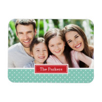 Monograma fotográfico para vacaciones en Polkadot