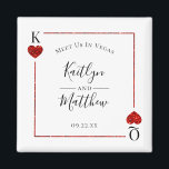 Imán Monograma Jugar Boda De Tarjeta Guardar La Fecha<br><div class="desc">Celebre con estilo esta elegante y muy moderna boda,  salvo los imanes de dátiles. Este diseño es fácil de personalizar con la redacción de su evento especial y sus invitados estarán encantados cuando reciban estos imanes fabulosos.</div>