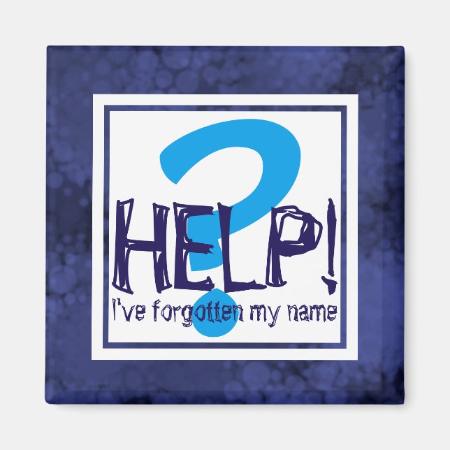 Imán Monograma paródico (Frente)