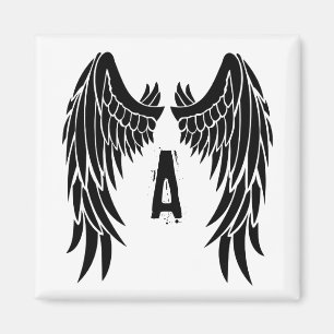 Imán Monograma Tattoo Angel Wing