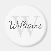 Monograma y nombre personalizados