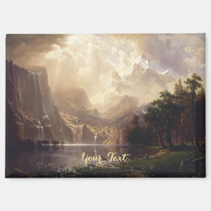 Imán Monogramo de arte paisajístico de Sierra Nevada CA