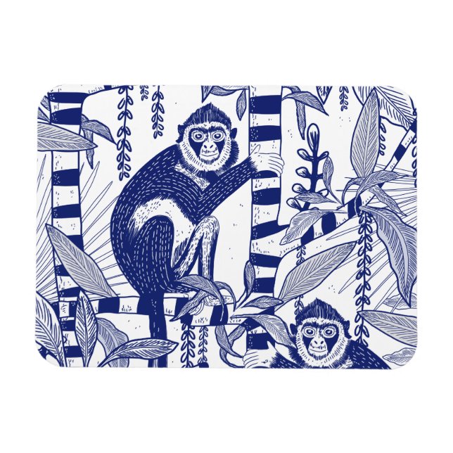 Imán Monos en la selva (Horizontal)