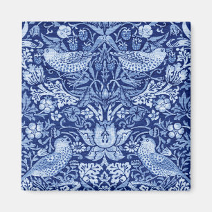 Imán Monotona azul de fresa, William Morris
