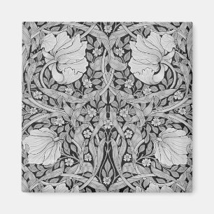 Imán Monotone gris impermeable, William Morris