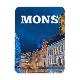 Imán Mons Belgique Photo Vintage