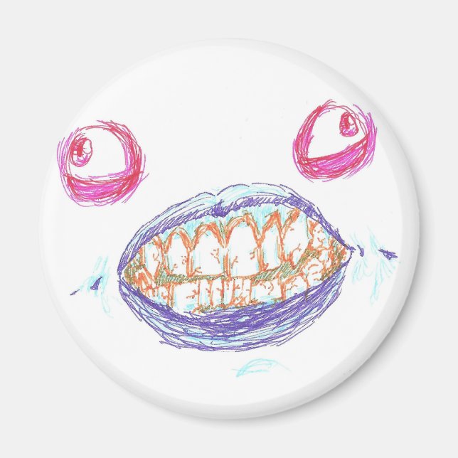 Imán Monster Face Magnet (Frente)