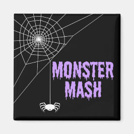 Imán Monster Mash Halloween Spider Web