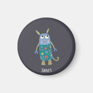 Imán Monster Sidney Custom Name