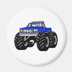 IMÁN MONSTER TRUCK AZUL