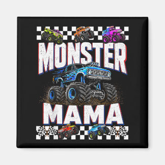 Imán Monster Truck Mama Family Matching Monster Trucks
