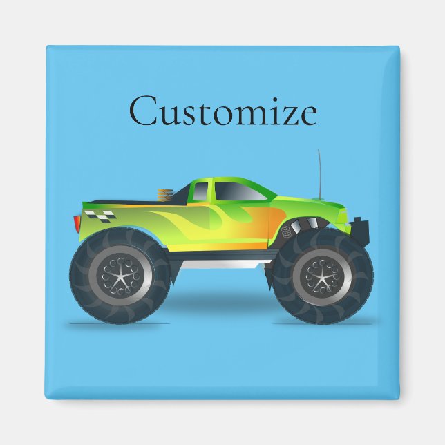 Imán Monster Truck Thunder_Cove (Frente)