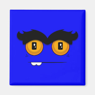 Imán Monstruo adorable de Unibrow con un Overbite