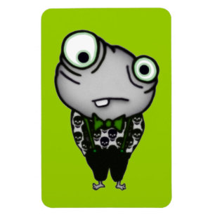 Imán Monstruo bien vestido