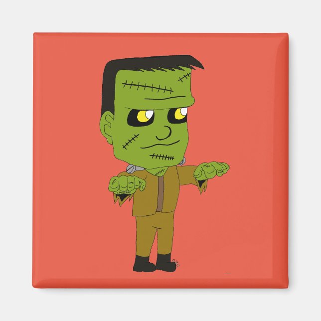 Imán monstruo chibi (Frente)