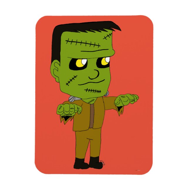 Imán monstruo chibi (Vertical)