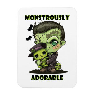 Imán Monstruo de Frankenstein con plushie