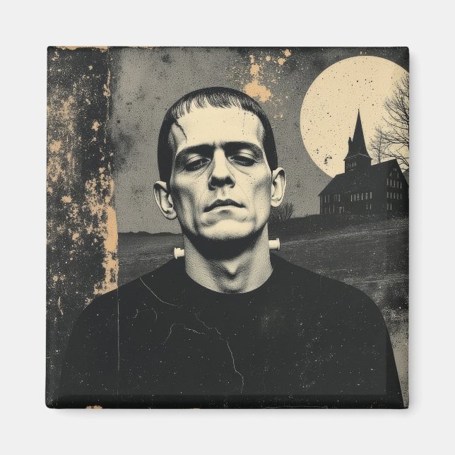 Imán Monstruo de Frankenstein Halloween (Frente)
