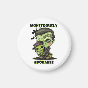 Imán Monstruo de Frankenstein lindo con peluche