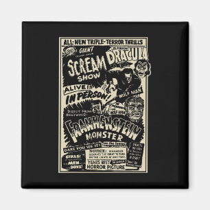 Imán Monstruo de la película de terror Mummy Dracula We