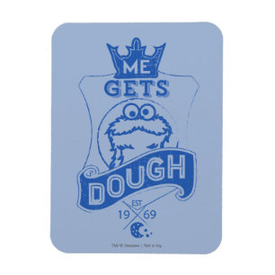 Imán Monstruo de las Galletas Me dan Masa