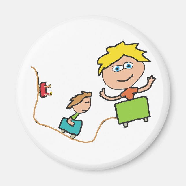 Imán Monstruo de rodillo emocional (Frente)