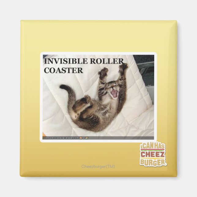 Imán Monstruo de rodillos invisibles (Frente)