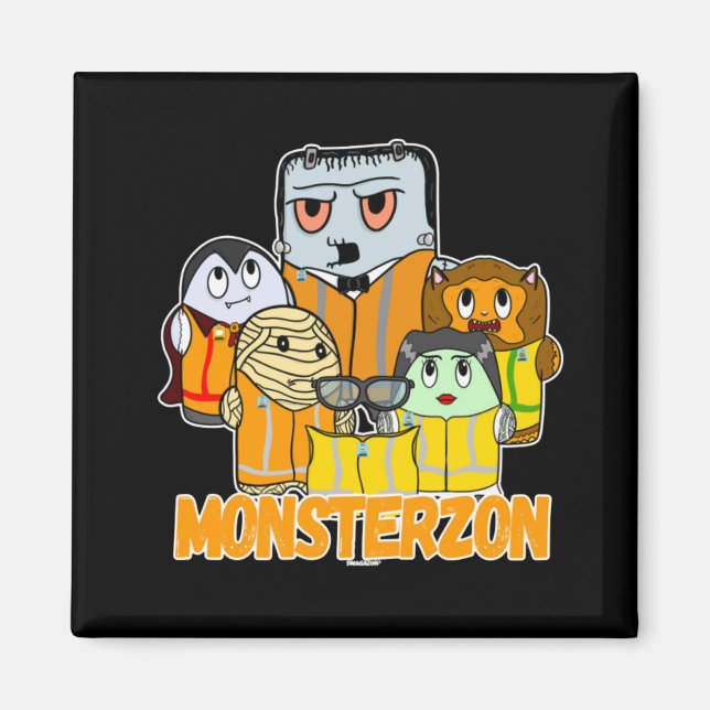 Imán Monstruo de Swagazon Mami Frankenstein Drácula Mon (Frente)