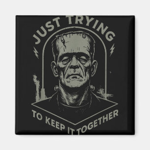 Imán Monstruo Frankenstein De Vintage Solo Intenta Mant