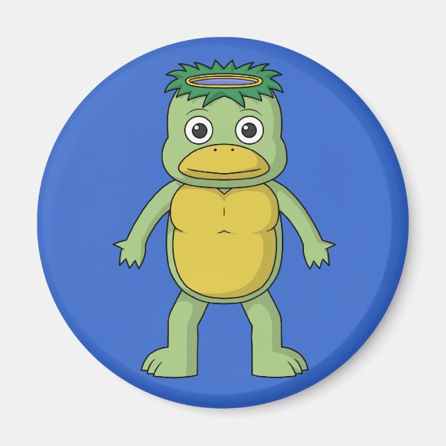 Imán Monstruo japonés lindo- Kappa Yokai (Frente)